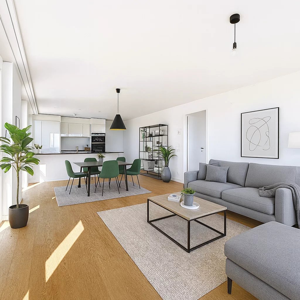 Appartement lumineux avec vue sur le Leman