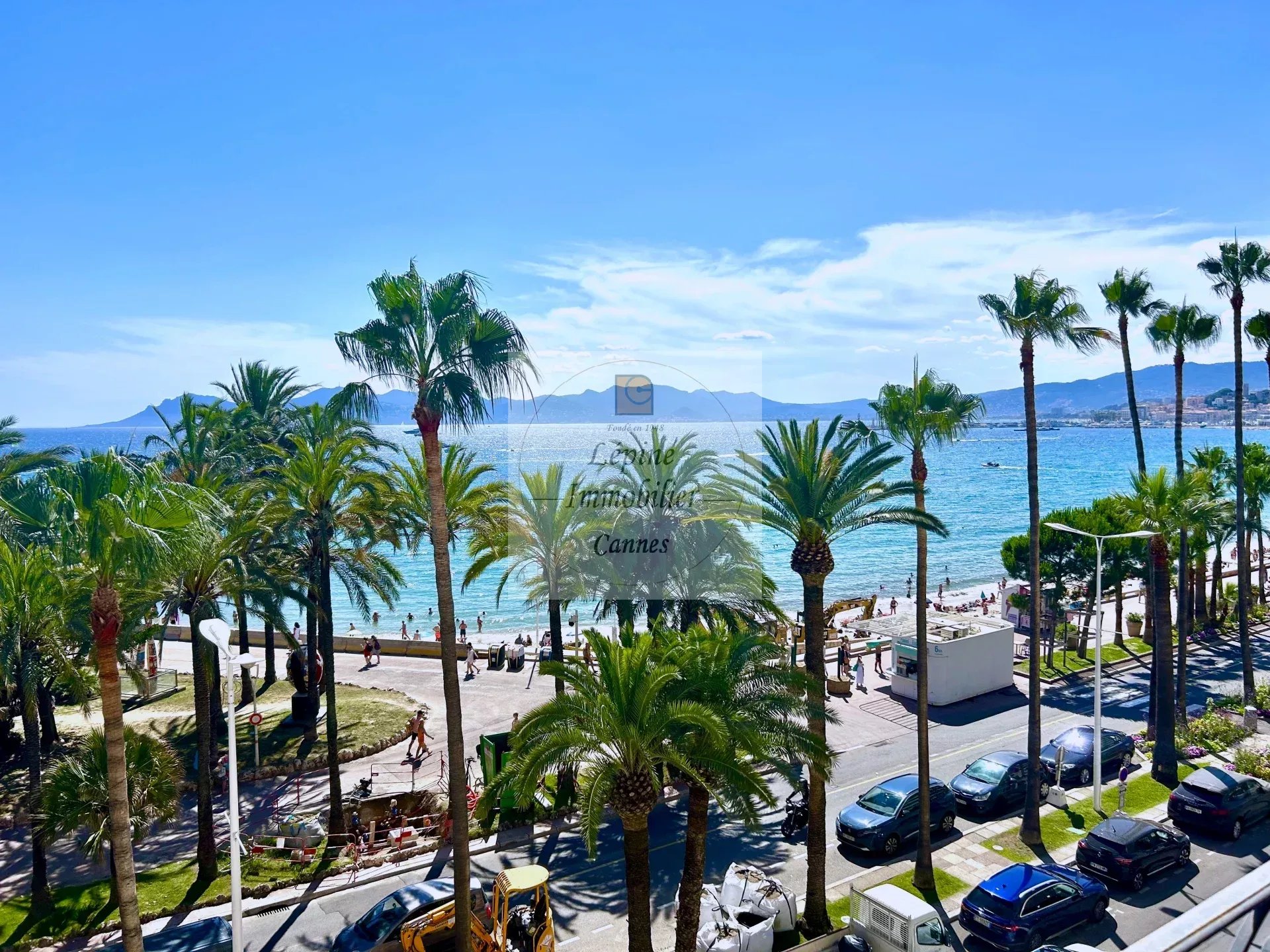 EXCLUSIVITE - CANNES - CROISETTE - VUE MER