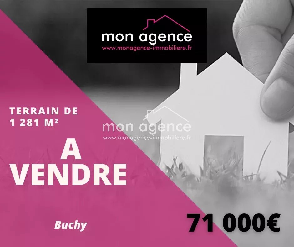 A Buchy 76750, terrain constructible de 1 281m²