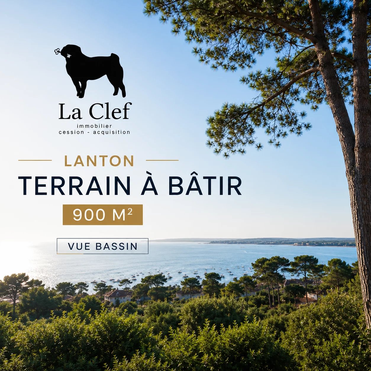 Parking à vendre, 909 m², Lanton