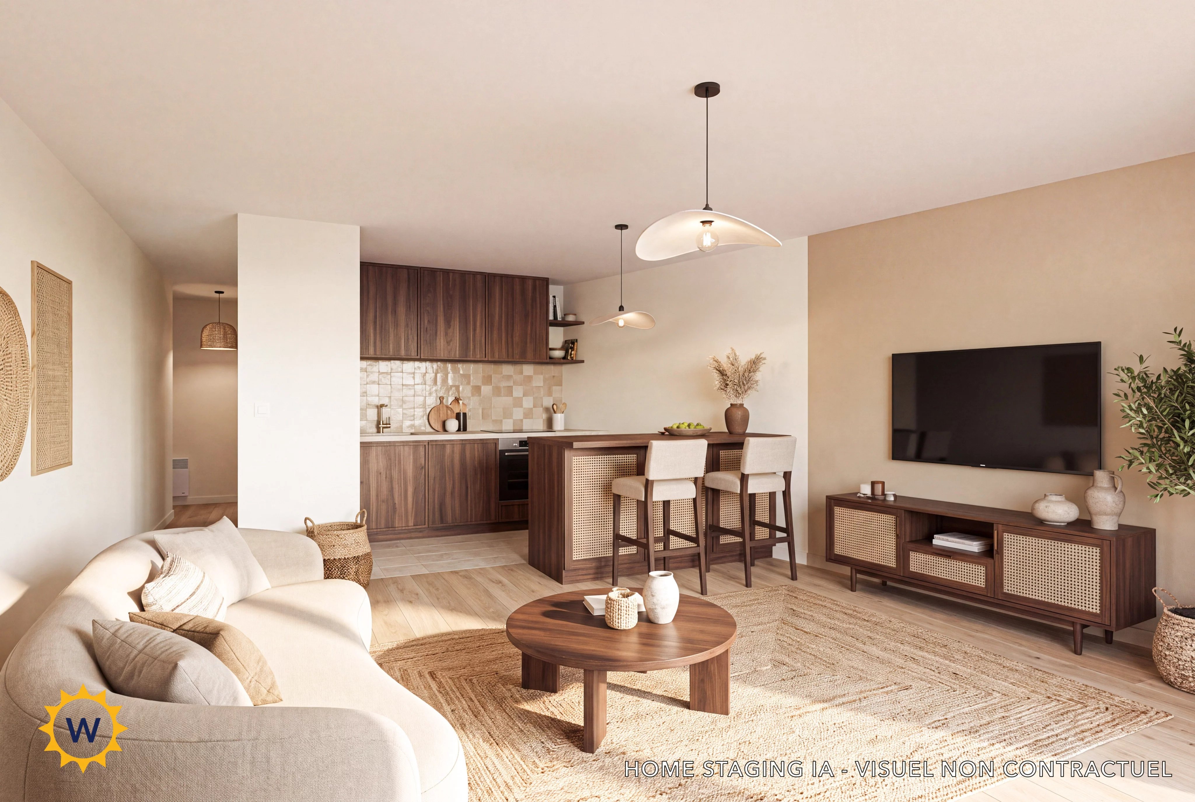 CANNES LA BOCCA – GRAND STUDIO AVEC TERRASSE SANS VIS-À-VIS - GARAGE EN SUS — photo 3