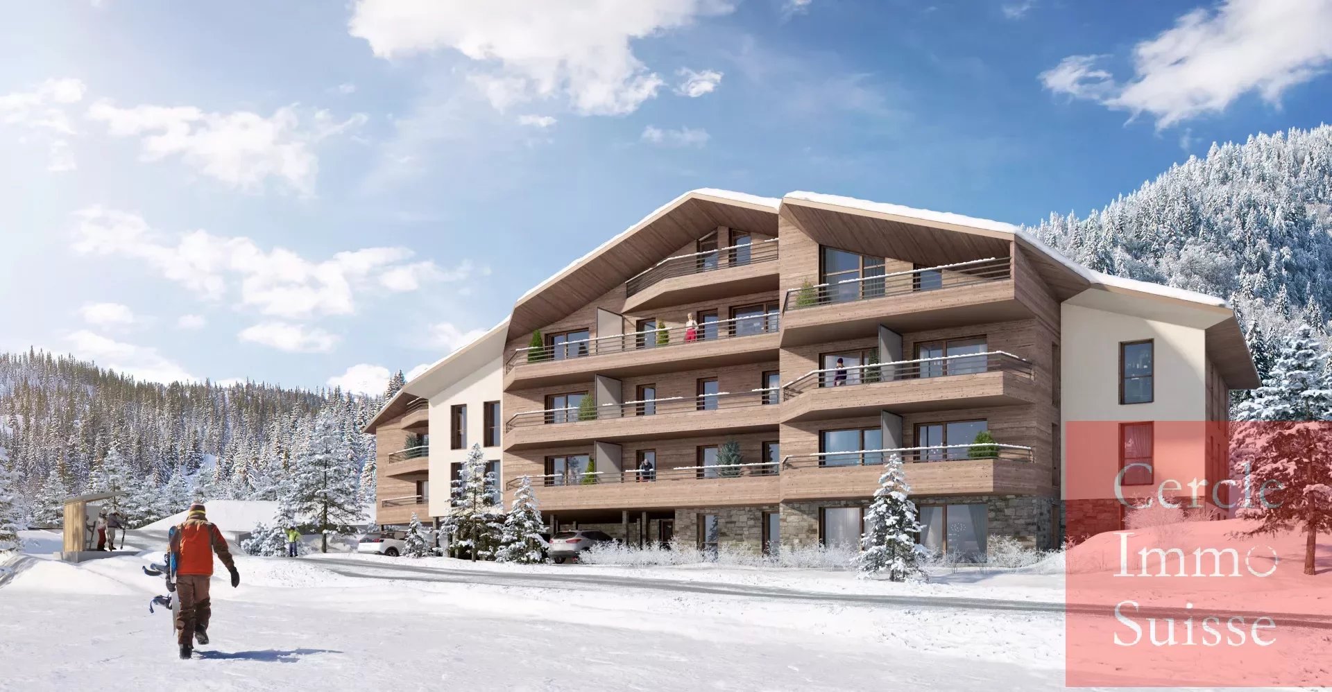 Appartements neufs T2 T3 T4 T5 en vente à CHATEL avec liaison stations portes du soleil