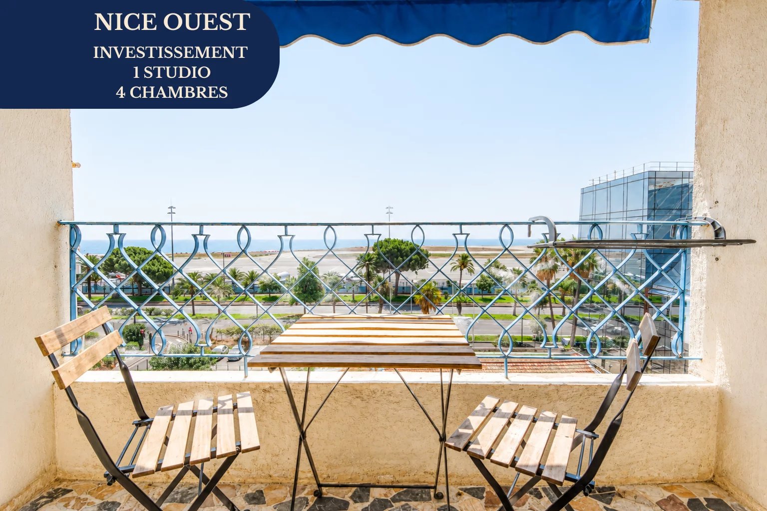 Investissement locatif 6 pièces 115 m² - 4 chambres & studio - Nice ouest