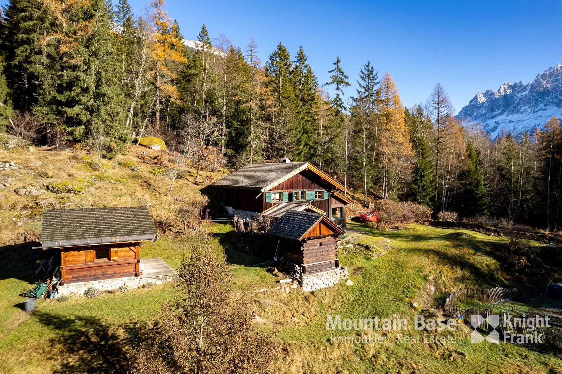 Photo of A charming chalet situated in its own clearing in the woodlands at the top of Le Coupeau.