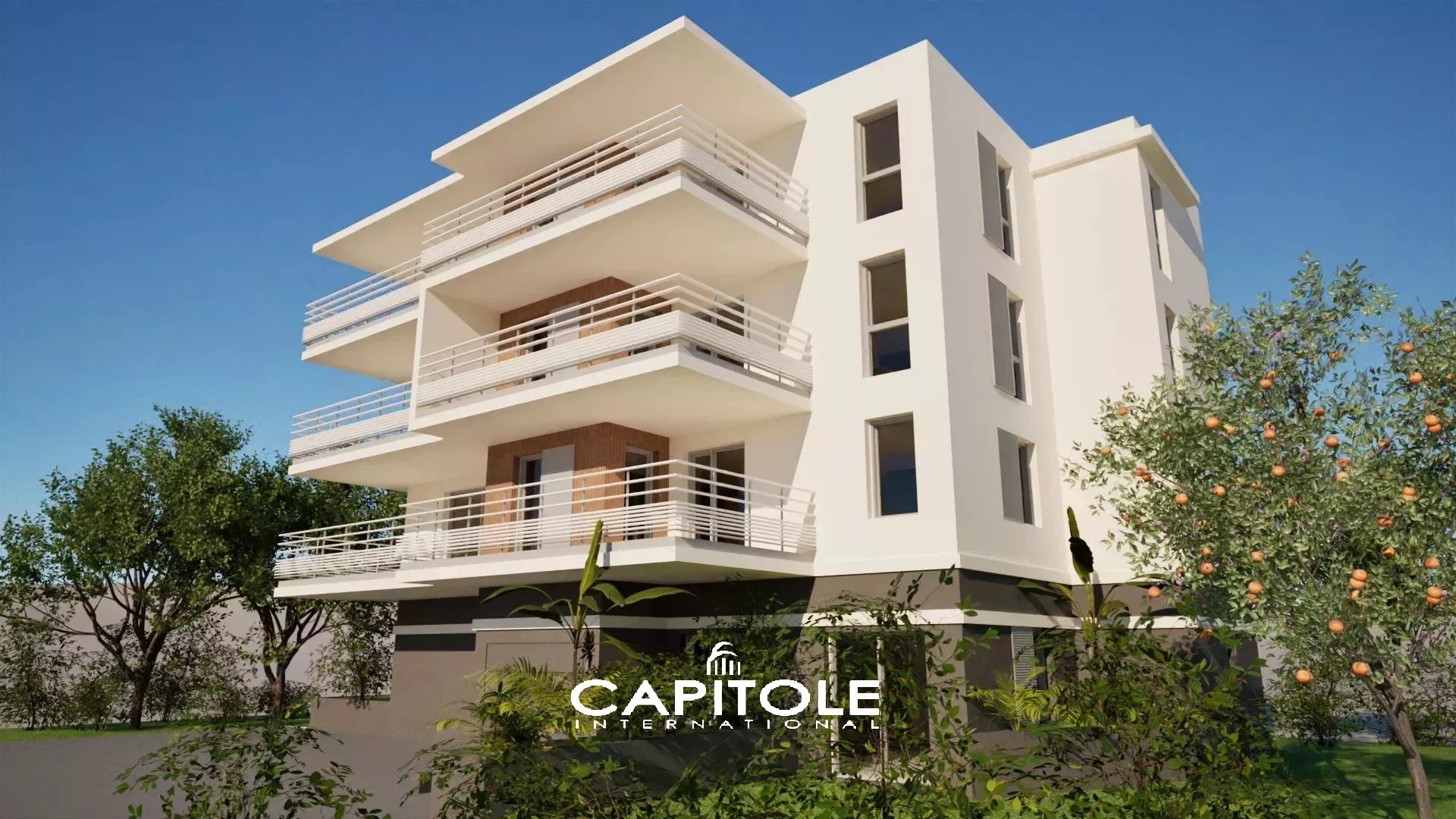 Antibes: Programme neuf proche port et centre ville appartement de 4 pièces en duplex R+1 à Antibes, 77 m² avec terrasse Sud de 20 m² et un jardin de 110 m², 1 parking en sous sol, cave.
