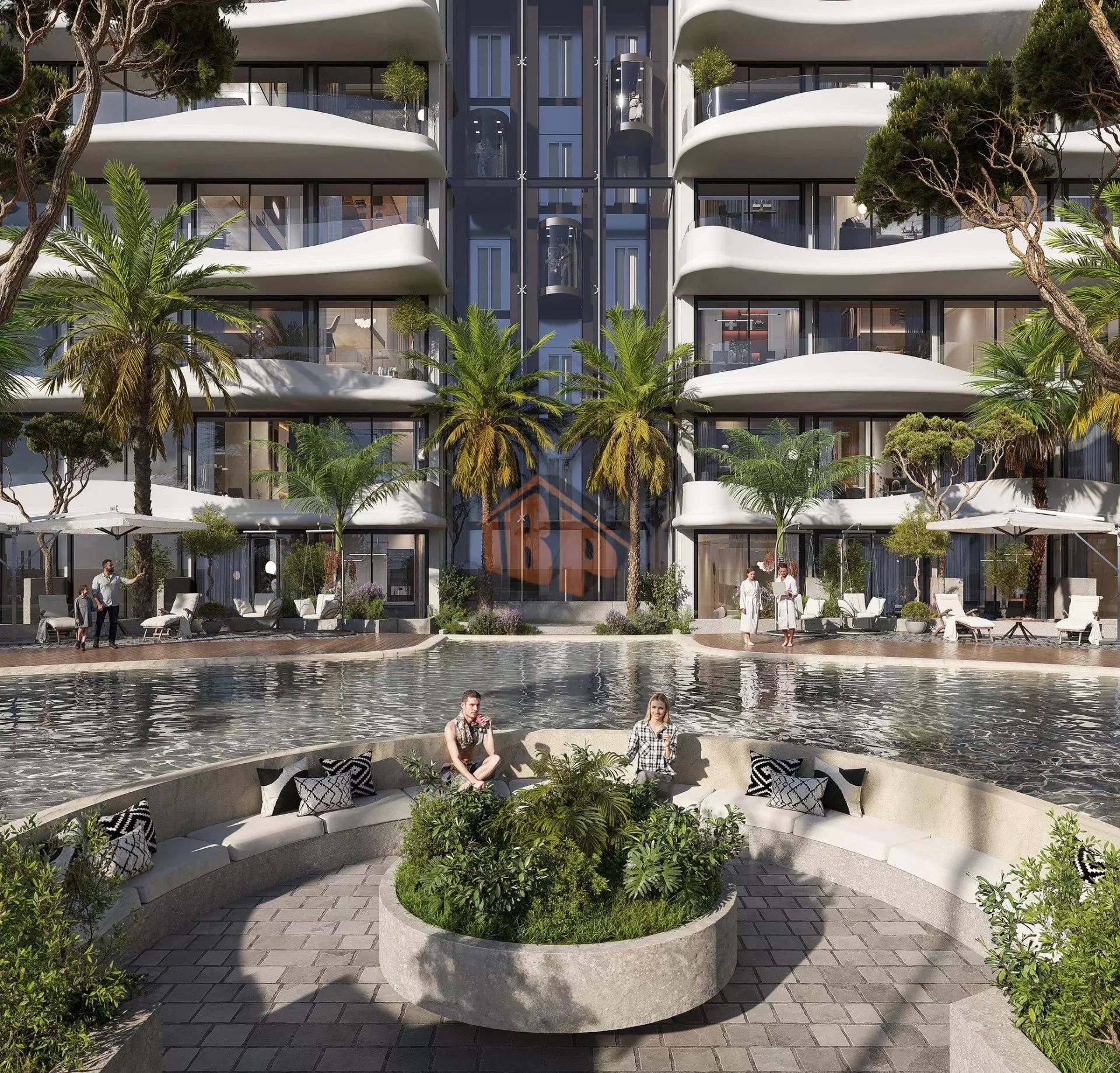 Résidences aux lignes courbes à Dubai Industrial City — Studios & Appartements 1 chambre