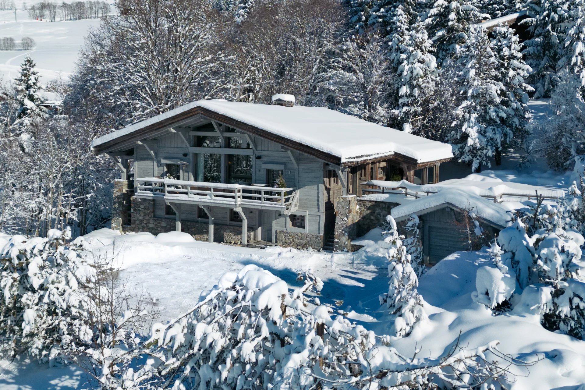 Megeve - Location saisonnière - Chalet - 16  personnes - Jacuzzi - Sauna - Hammam - Piscine intérieur