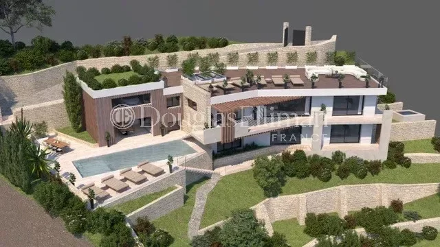 VALLAURIS – Villa contemporaine rénovée avec vue mer panoramique - Image nᵒ3