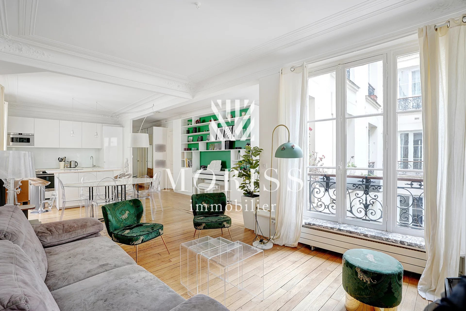 4 pièces – Courcelles / Parc Monceau – Sectorisation Carnot - Image 1