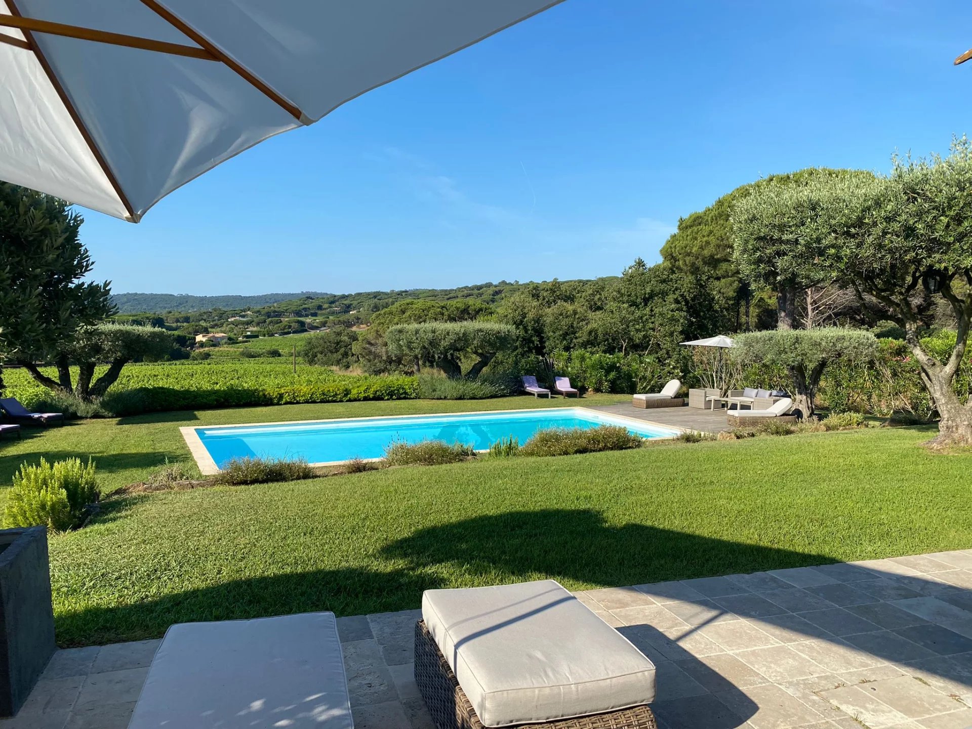 Ramatuelle - Bella villa con vista panoramica sui vigneti