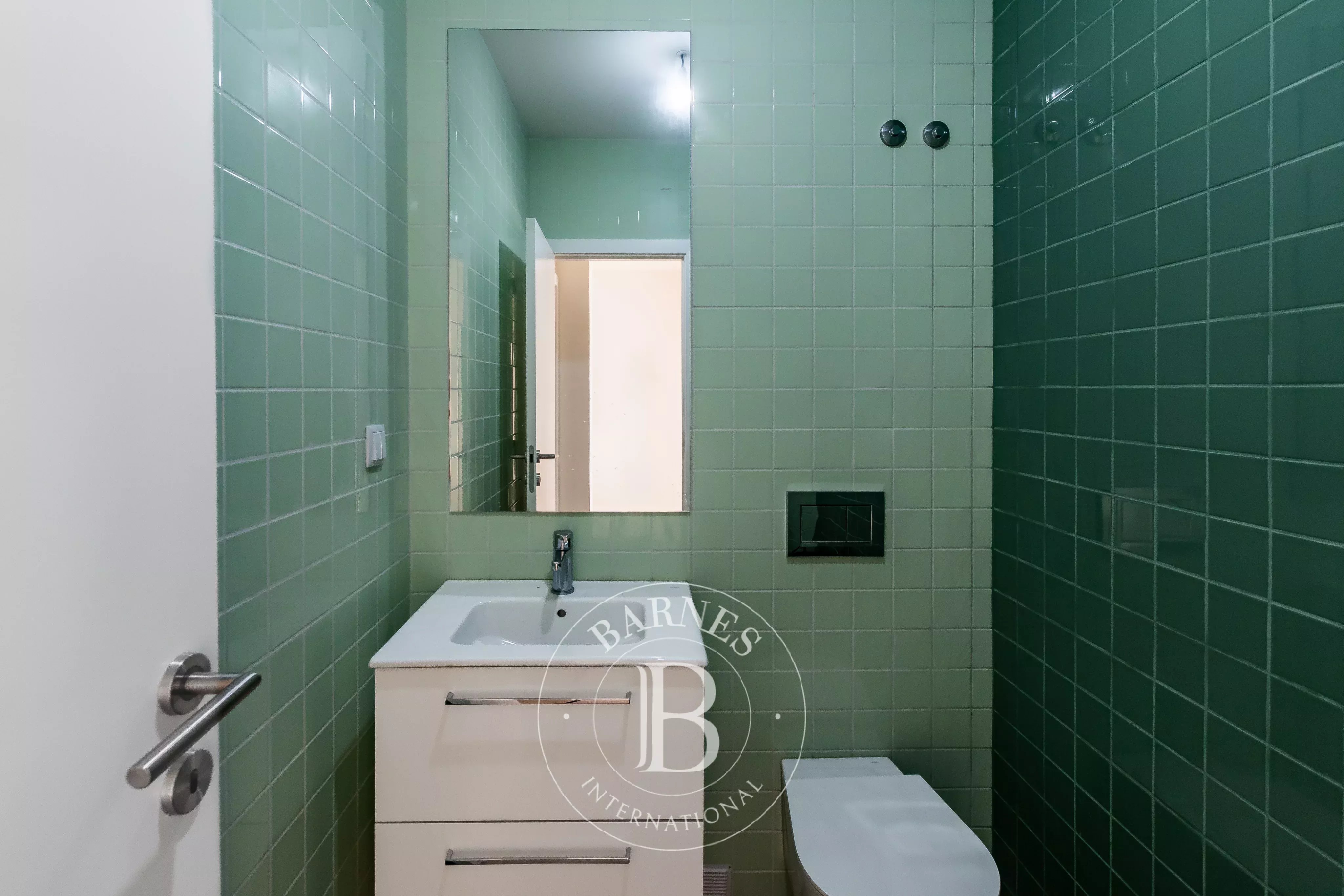 Vista rio num bairro histórico