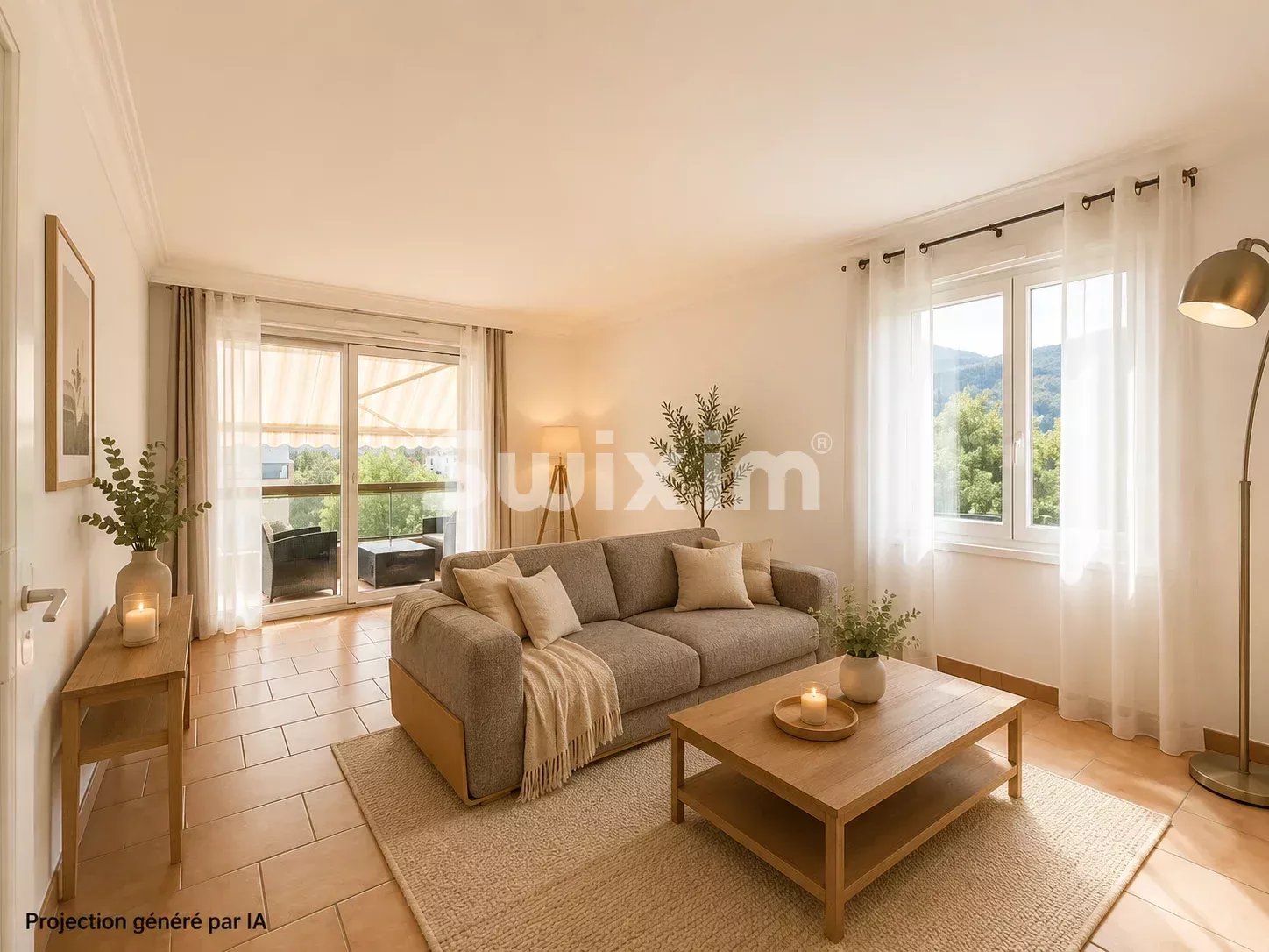 Appartement T3 de 66m2 avec cave et garage fermé!