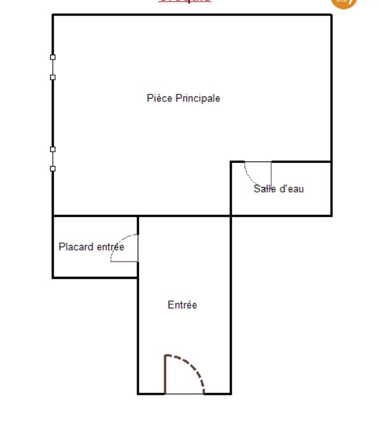 À vendre – Paris 17e Plaine Monceau / Ternes – Studio dernier ét - Image Array
