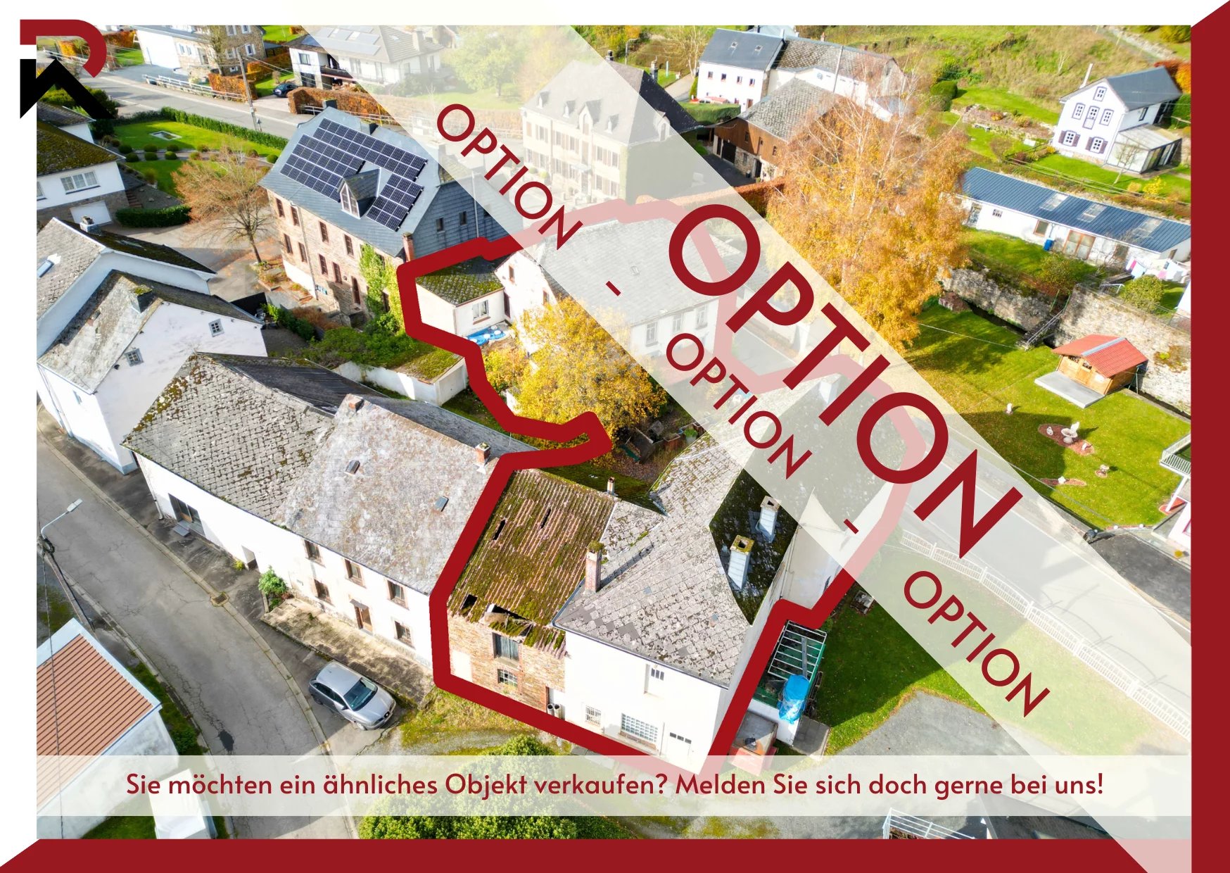 OPTIE: Bijzondere combinatie van vastgoedobjecten met groot ontwikkelingspotentieel in het hart van Burg-Reuland!