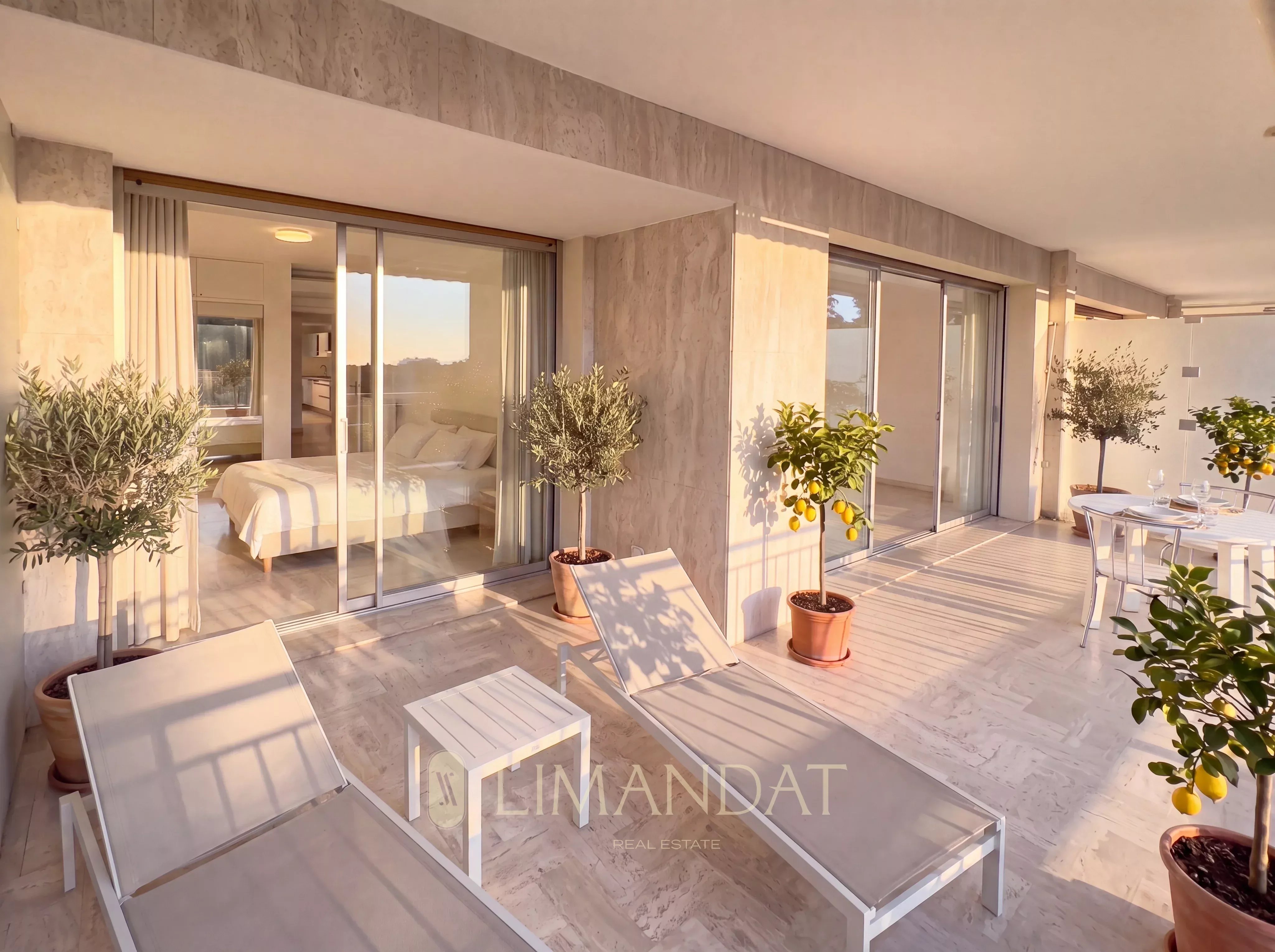 Cannes  appartement 85 m2 terrasse de 25m2