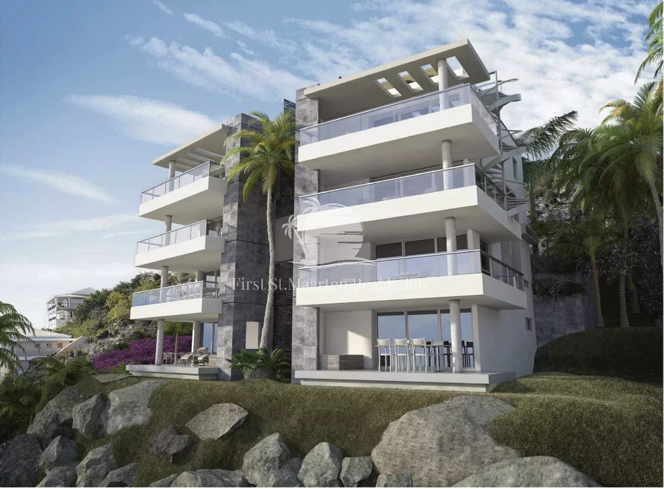 Permis de construire approuvé ! Beaucoup avec vue panoramique sur l'océan à Pelican Key