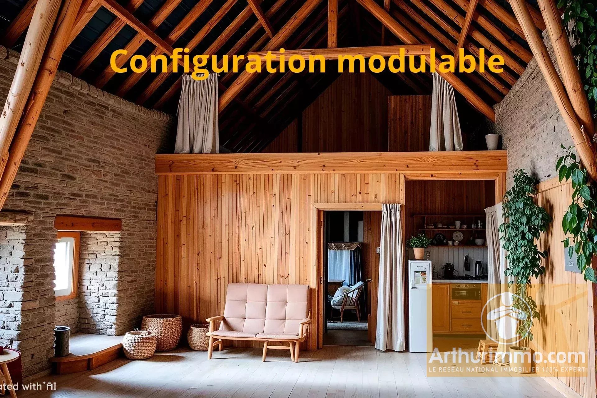Cadre privilégié – vue panoramique, Grange en cour de rénovation - Photo 5