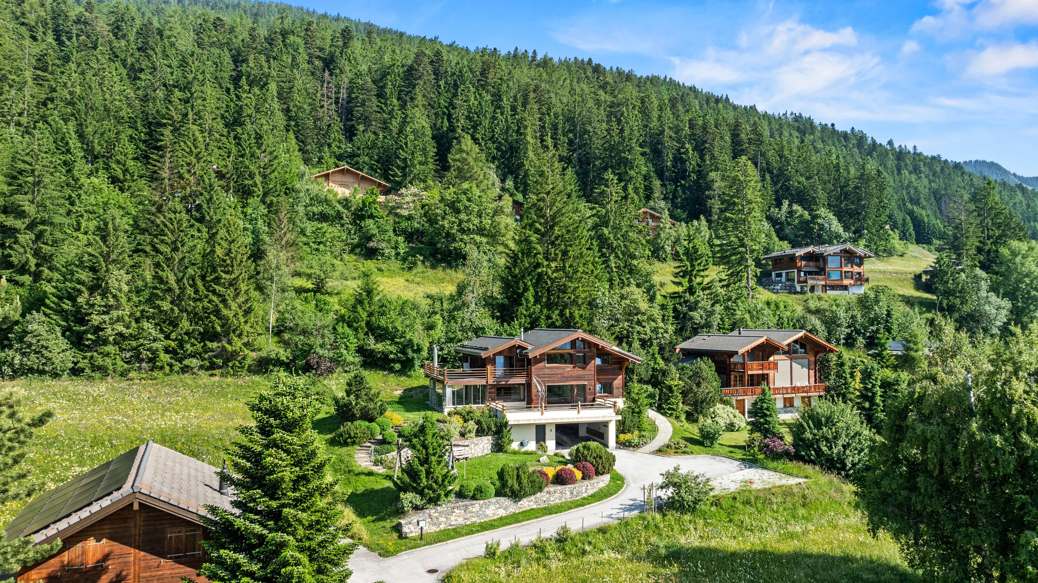 Zeitgenössisches Chalet der Spitzenklasse inmitten der Natur von Arbaz