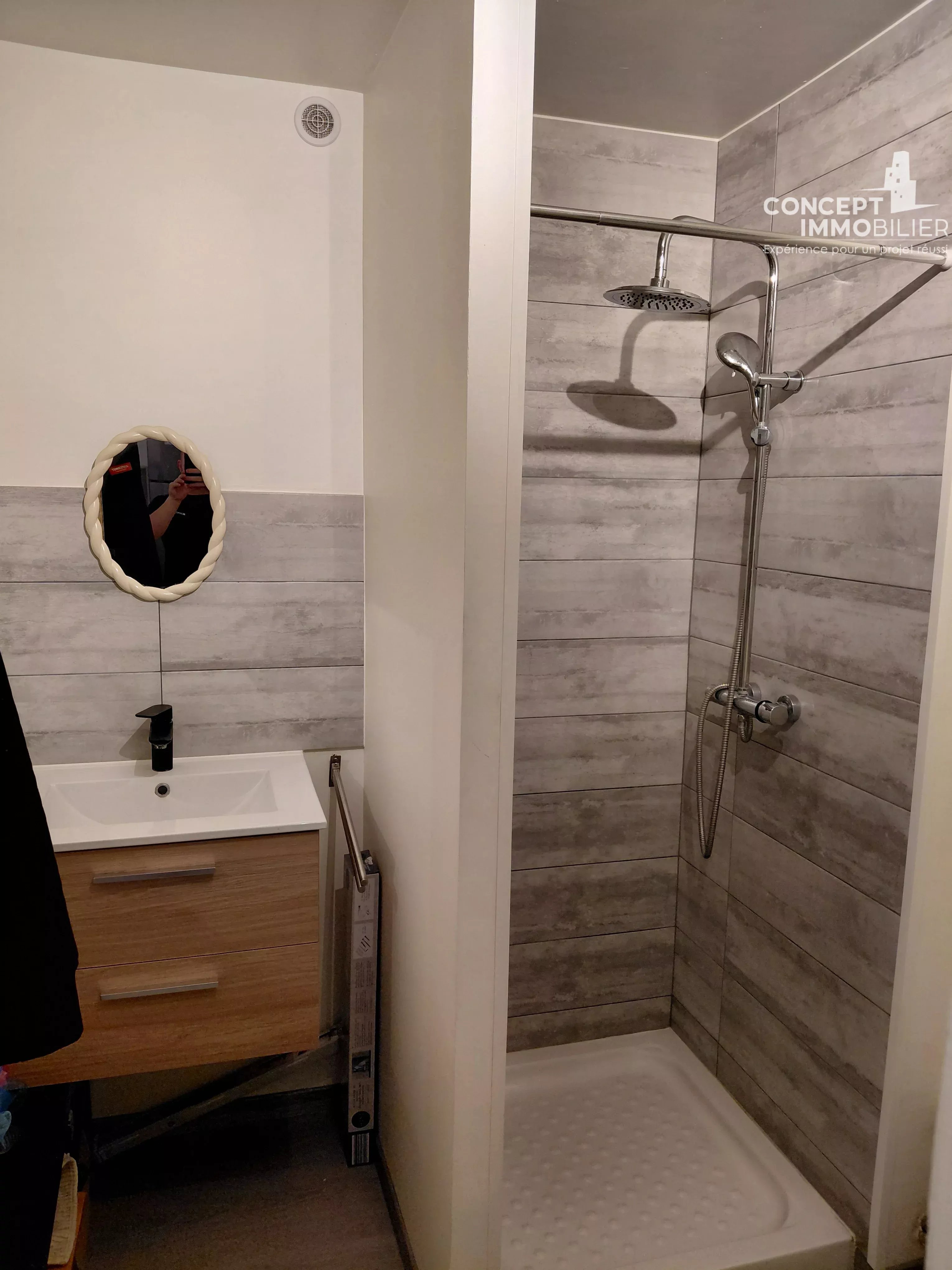 Appartement F2 avec garage et cave – Piennes