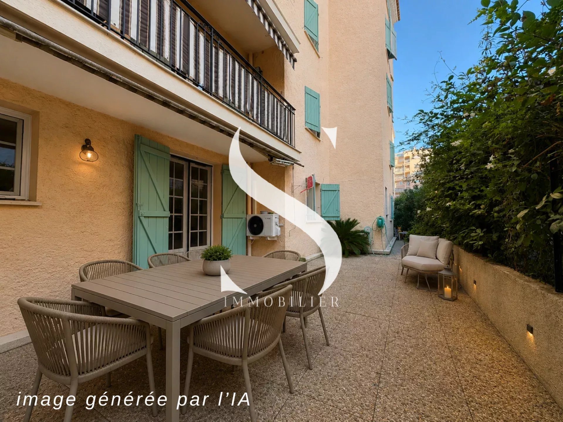 À Vallauris, appartement 4 pièces en rez-de-jardin à vendre !
