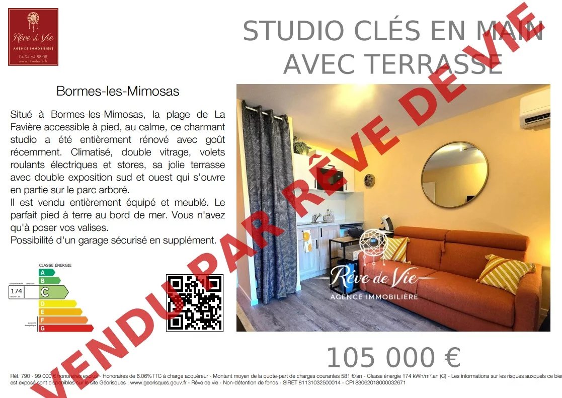 Vente Appartement Bormes-les-Mimosas