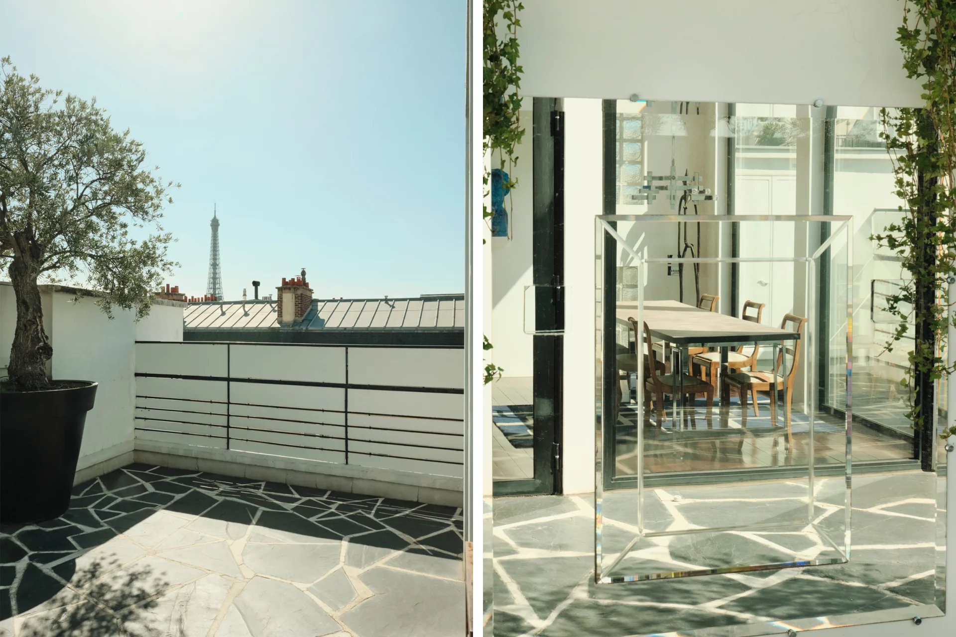 Un dernier étage avec terrasse ensoleillée
