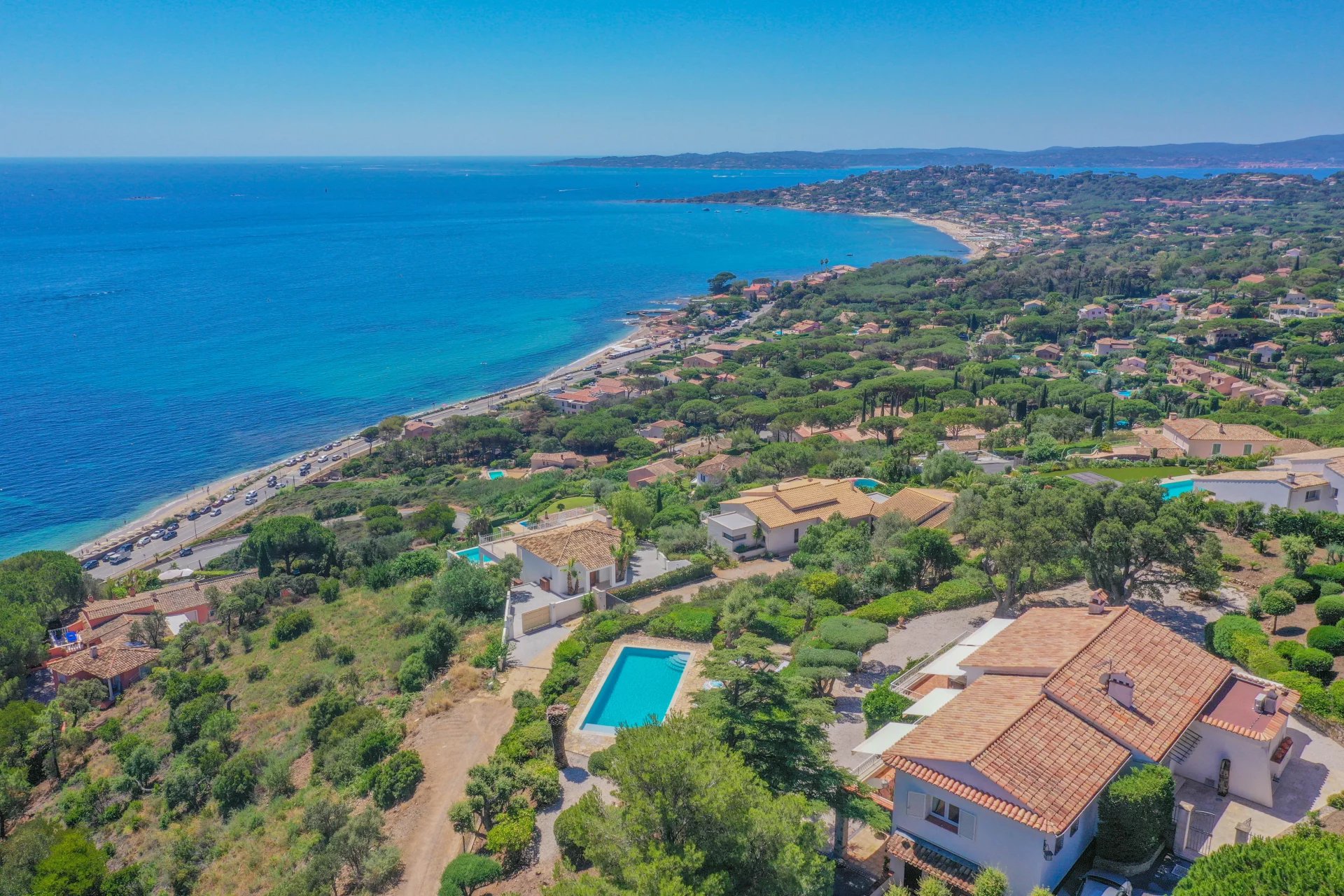 SAINTE MAXIME : Villa vue mer panoramique