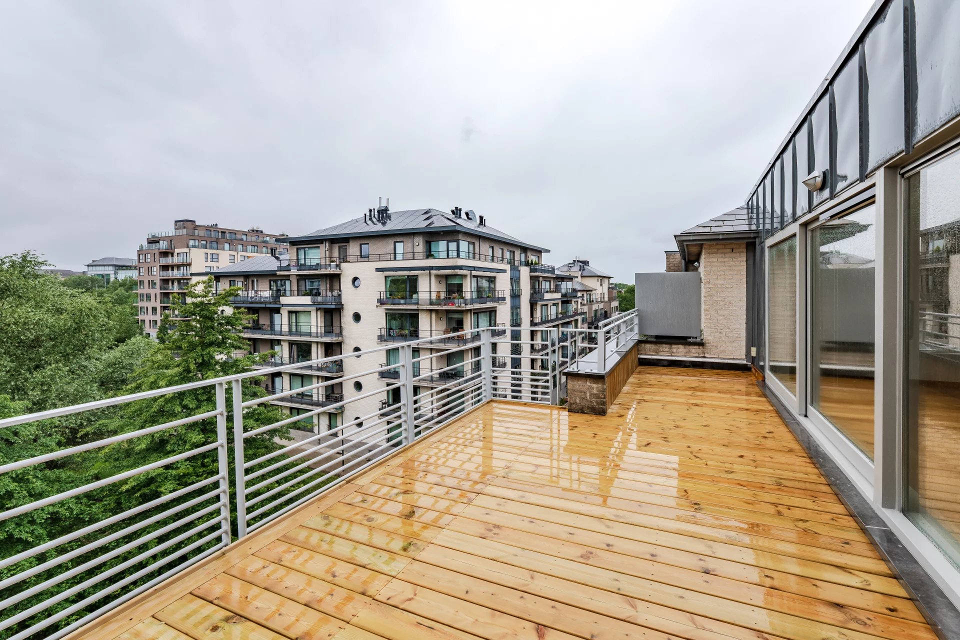 offre acceptée-stop visites-Woluwé St Lambert-magnifique penthouse-4 chambres-2 terrasses-