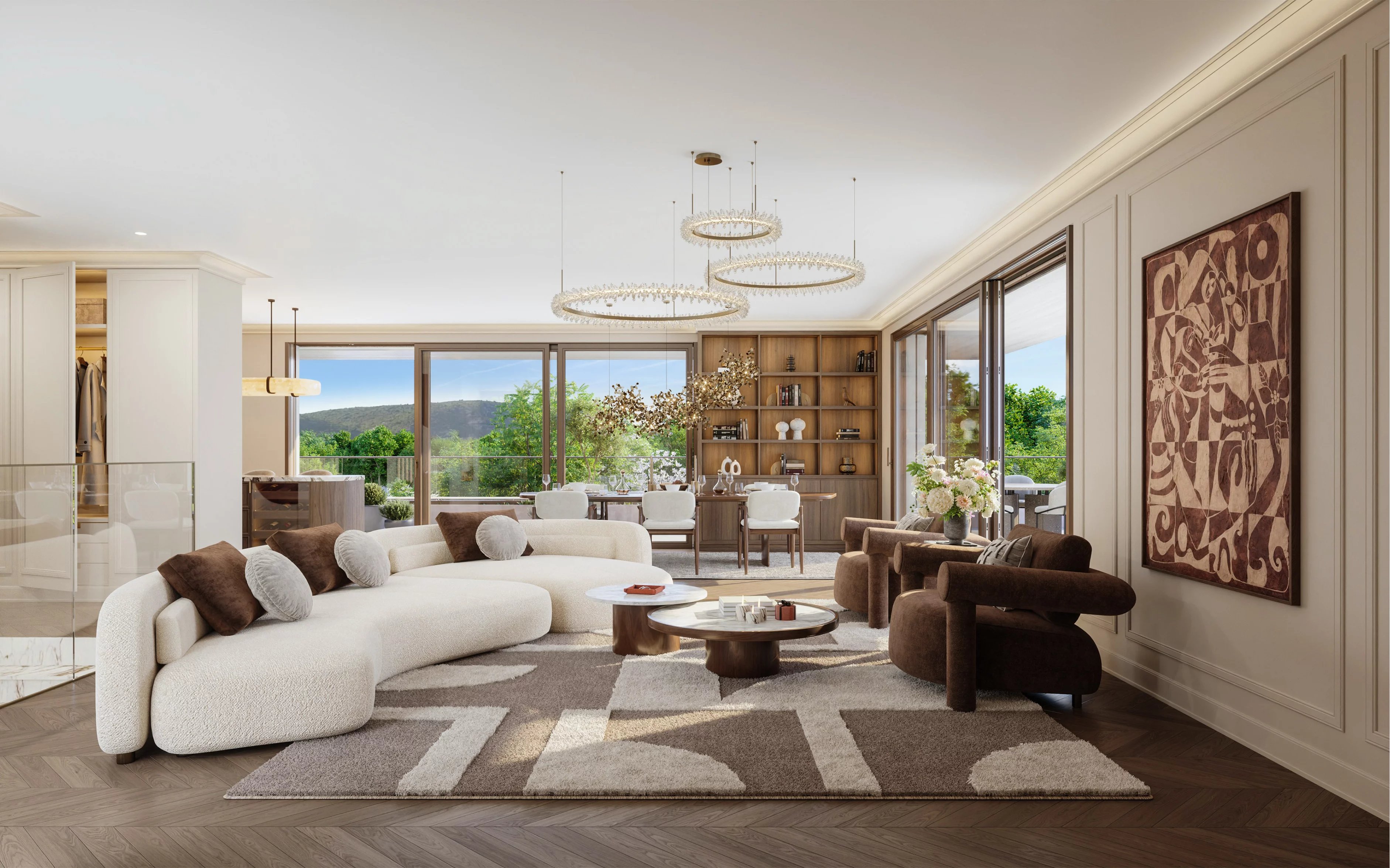 Exclusive penthouse within a private residence