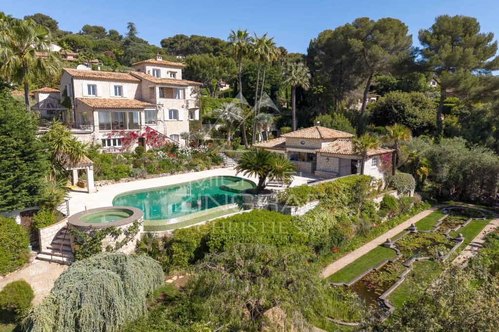 Villa for sale in Saint-paul-de-vence — Exceptional Five-Level Luxury Villa with Panoramic Sea Views