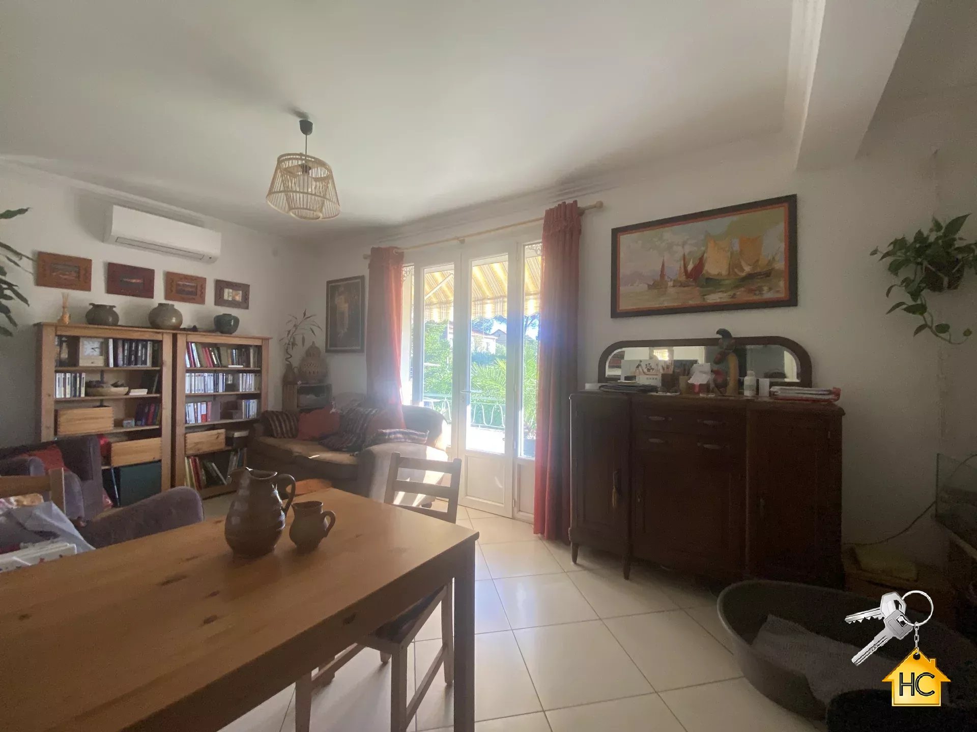 Cannet, appartement 3 pièces très lumineux avec jardin