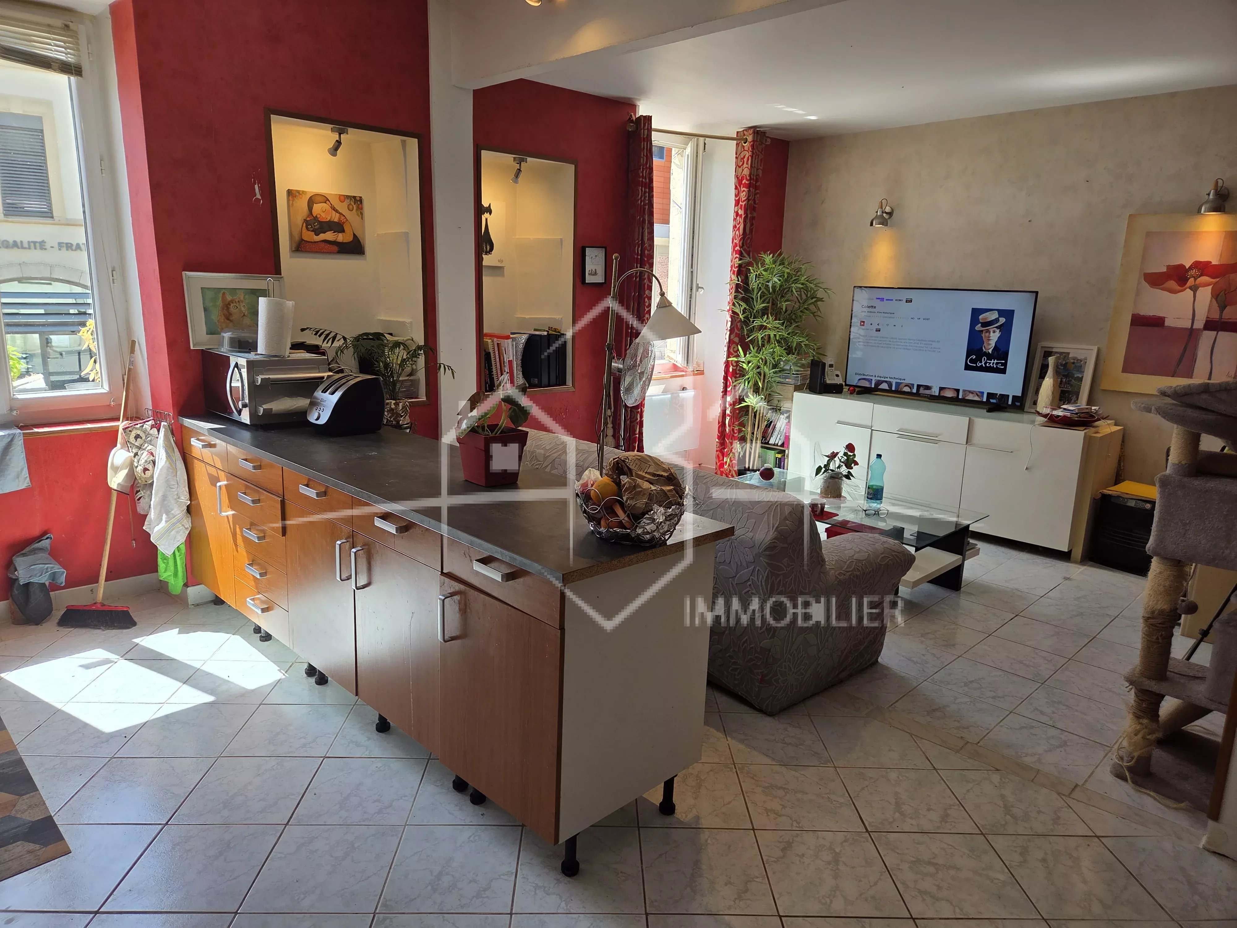 Maison de ville T4 avec garage et véranda