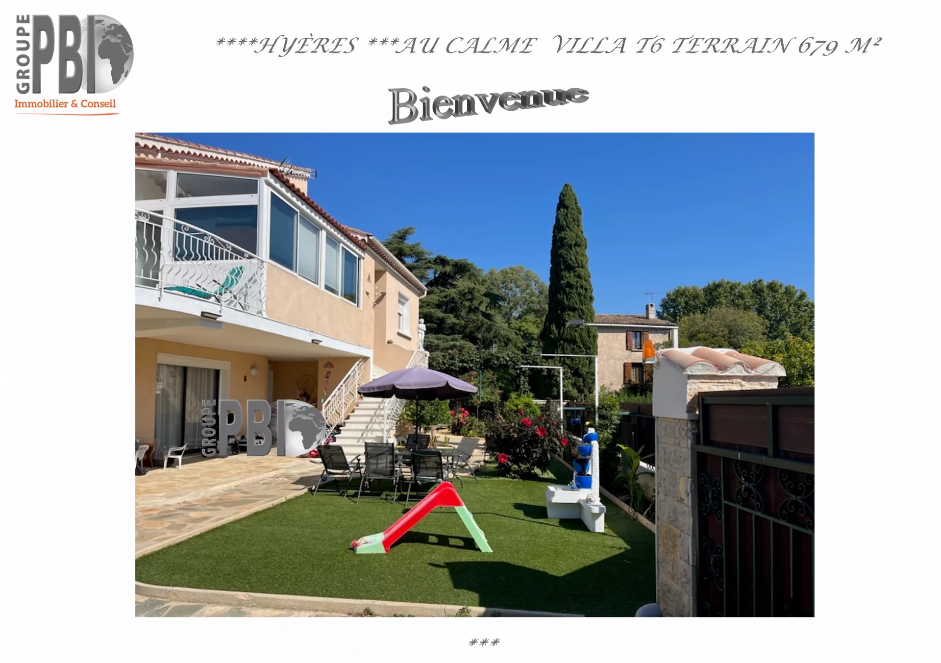 Sale Villa Hyères