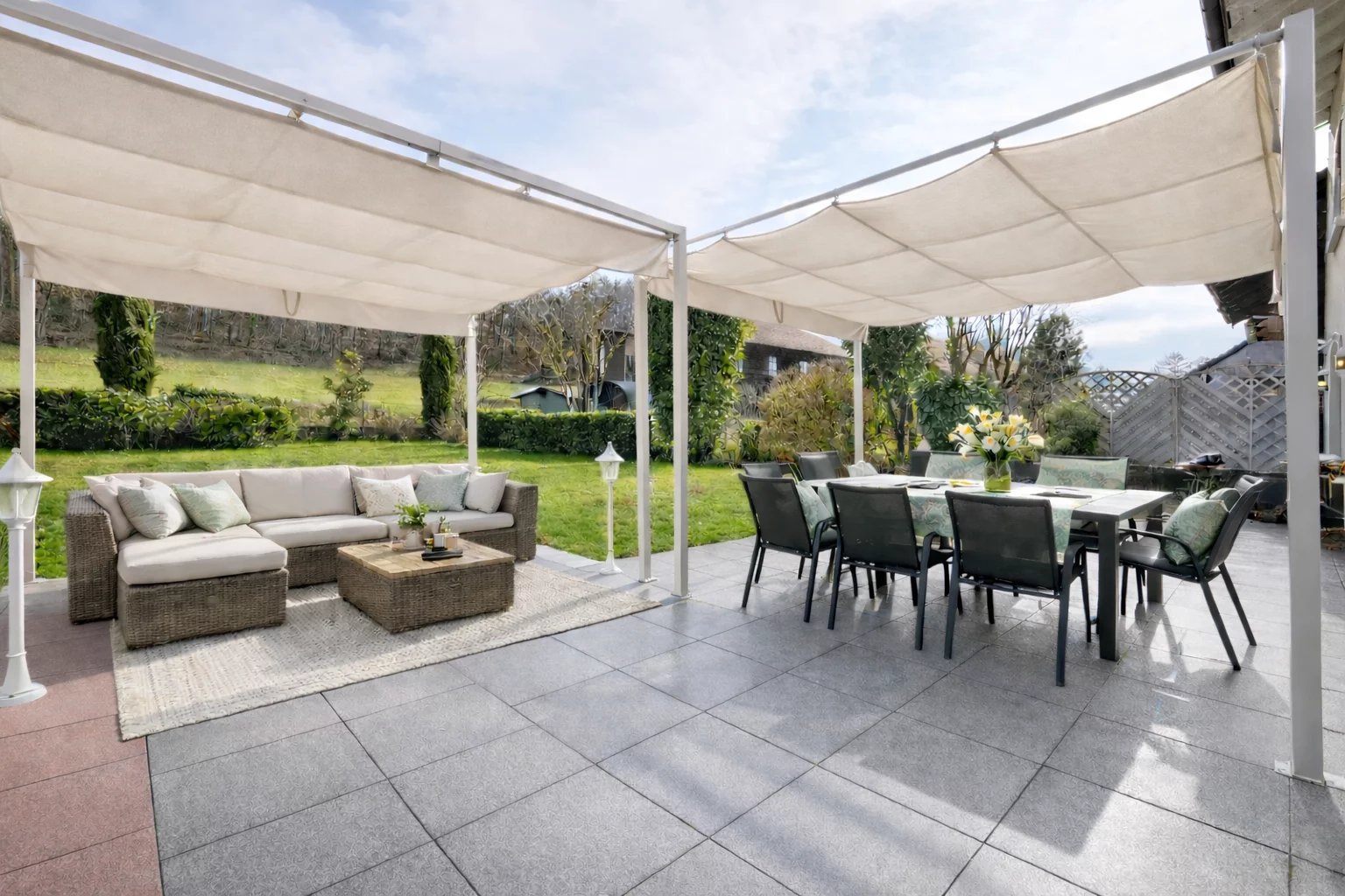 dans un écrin de verdure