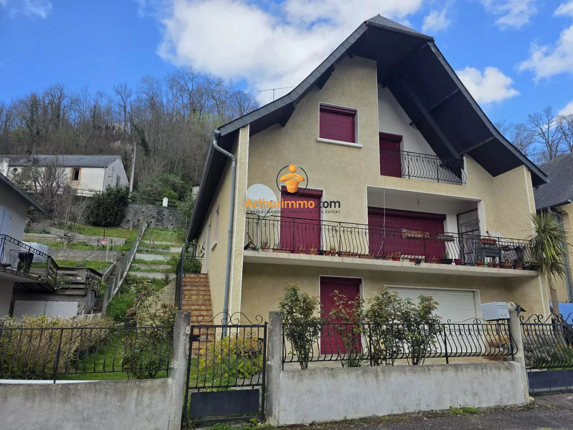 Maison familiale avec vue montagnes – Proche Lourdes