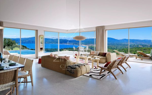Grimaud - Exceptional Villa “Les Canebiers” with Panoramic Sea View over the Gulf of Saint-Tropez — photo 3