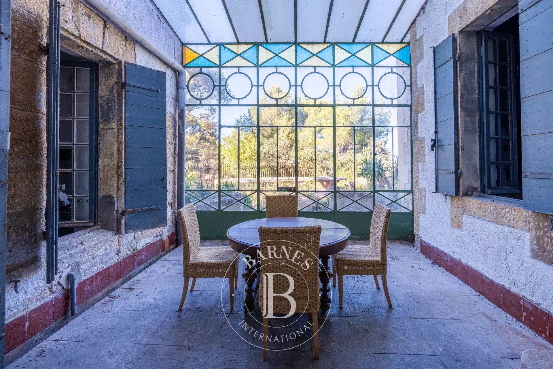 COUNTRY OF AIX EN PROVENCE - GATES DU LUBERON - CASTLE AND MAS 18th CENTURY - 6 ROOMS - ANNEXES - FOREST ESTATE 70 HA - PANORAMIC VIEW - picture 23
