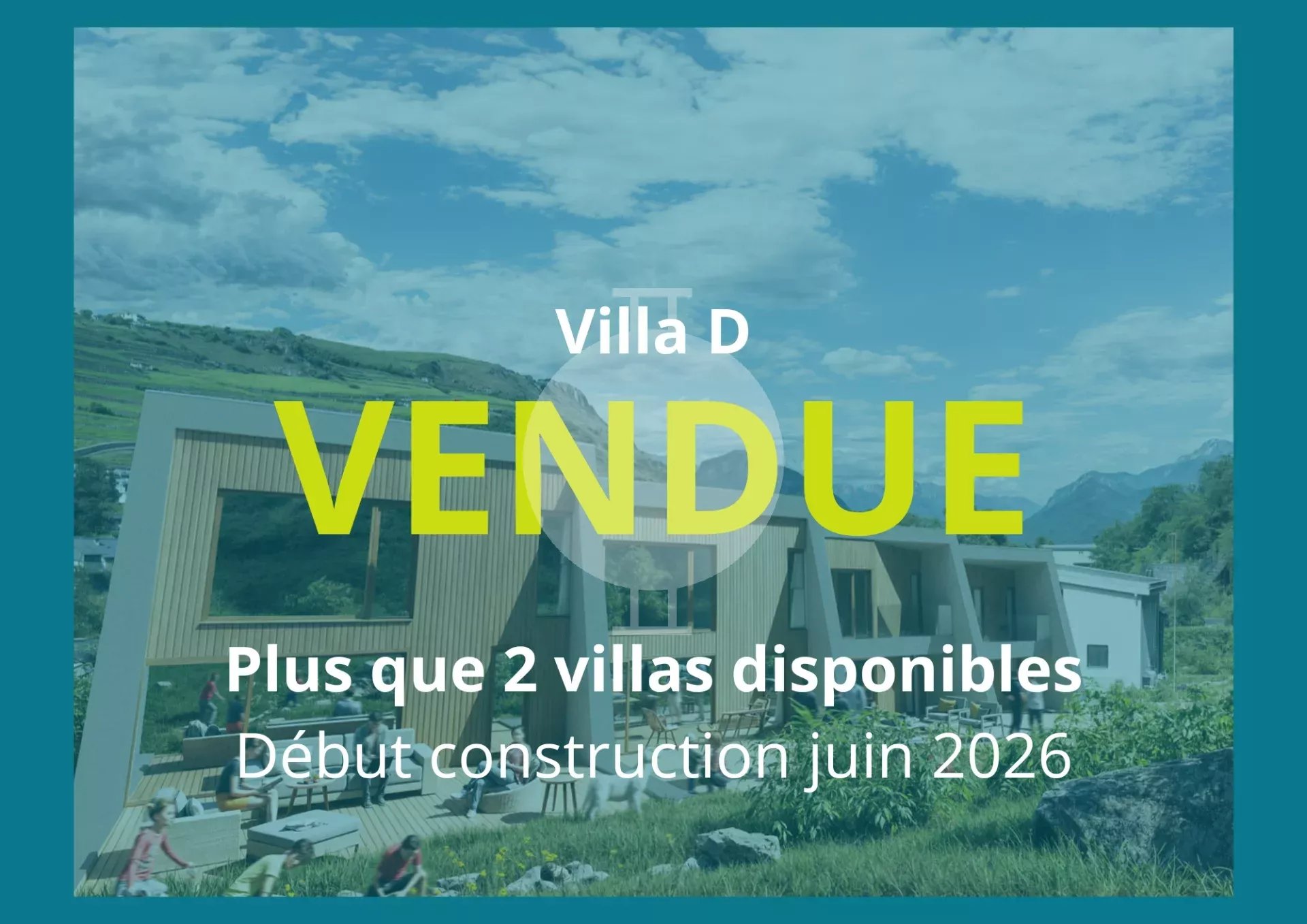 Opportunité rare : villa mitoyenne neuve à vendre au centre-ville de Sion