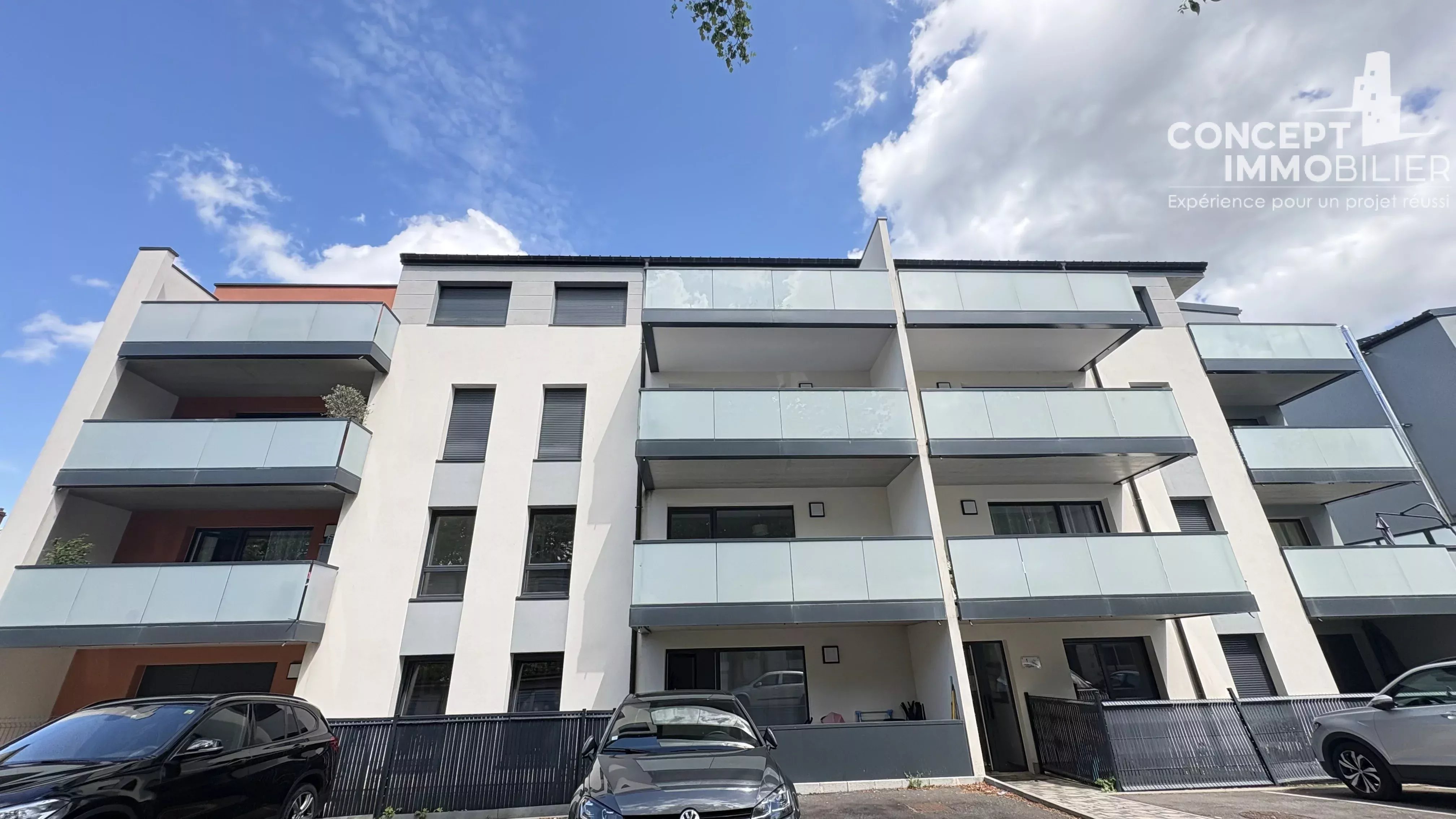 Appartement F3, 2 chambres, parking et cellier