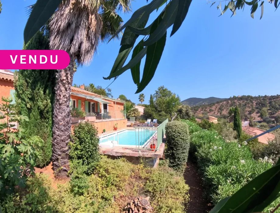 EXCLUSIVITE - Valcros - Villa de plain-pied, piscine, sans vis-à-vis, aperçu mer