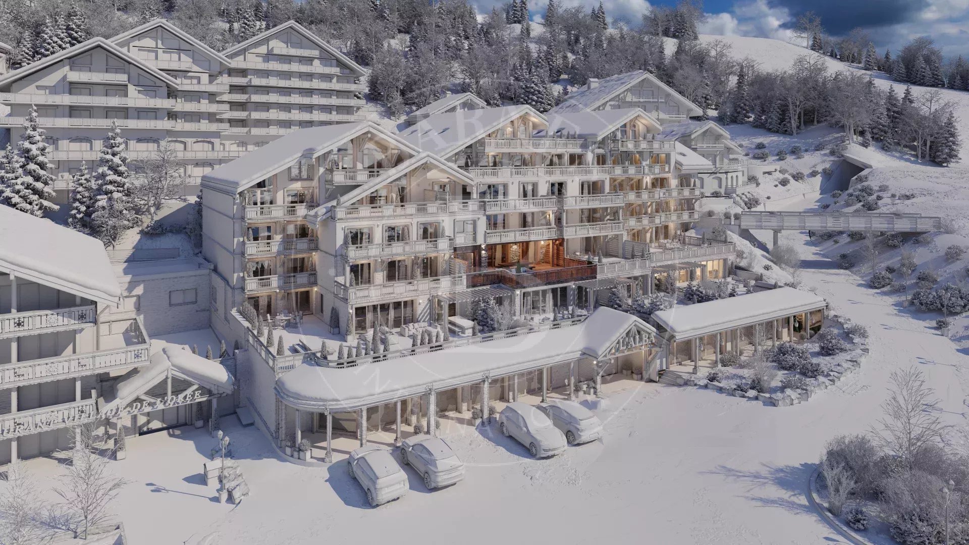 Méribel- Rond-Point des Pistes- Skis aux pieds- Alba 203 , 5 chambres, 179 m²