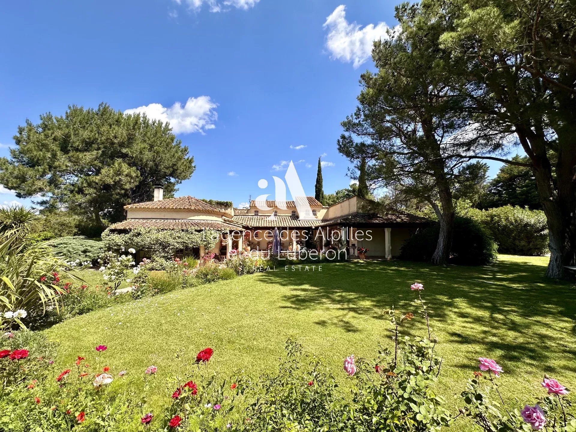 à vendre maison Mouriès Alpilles jardin