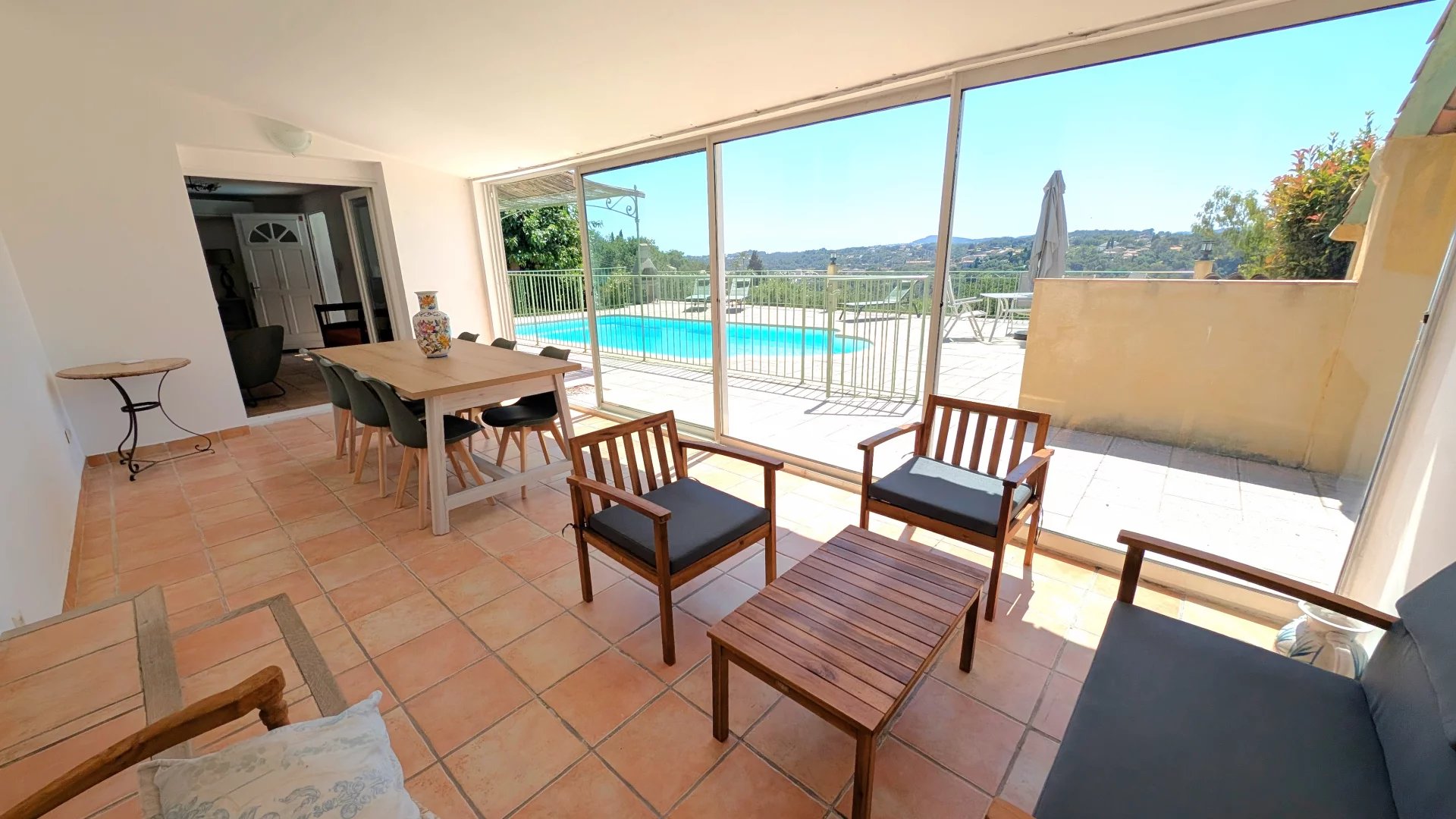 Vente villa Biot, vue panoramique