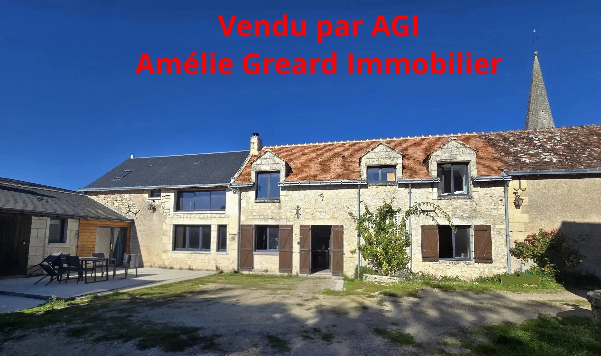 EXCLUSIVITE : A 15 mn de CHINON sur la commune de PANZOULT:
