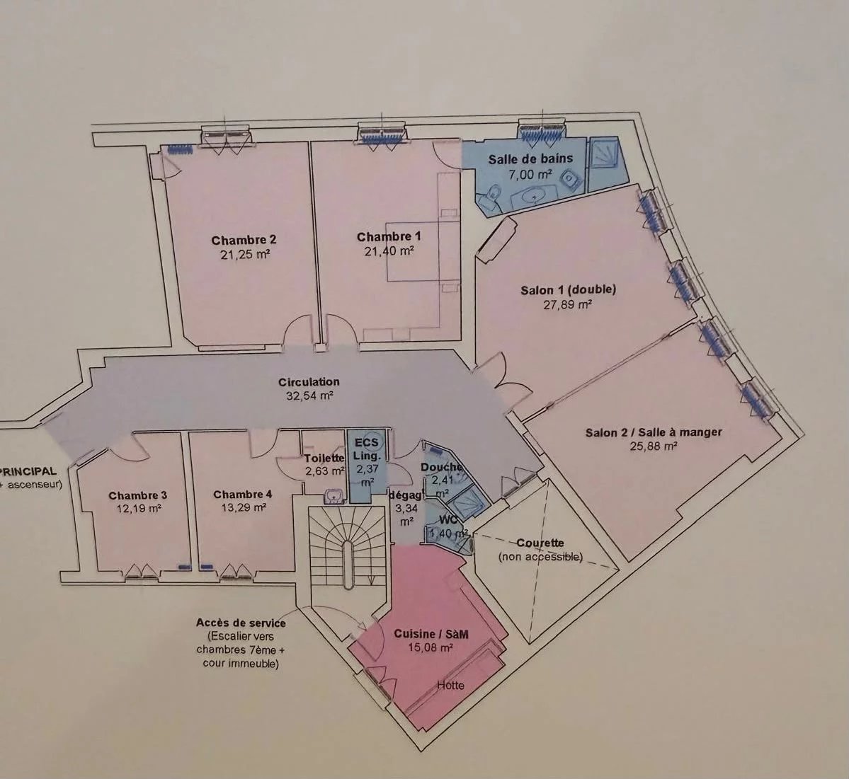 APPARTEMENT FAMILIAL 206M2 / PLACE VICTOR HUGO - Image 1