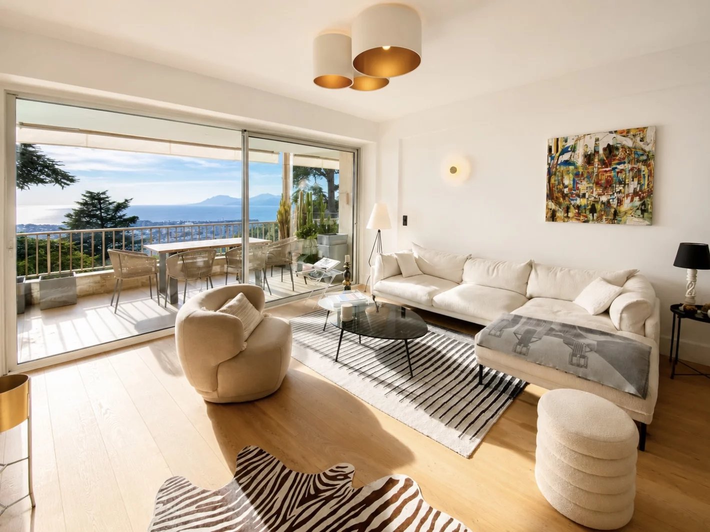Cannes Californie 4P vue mer panoramique