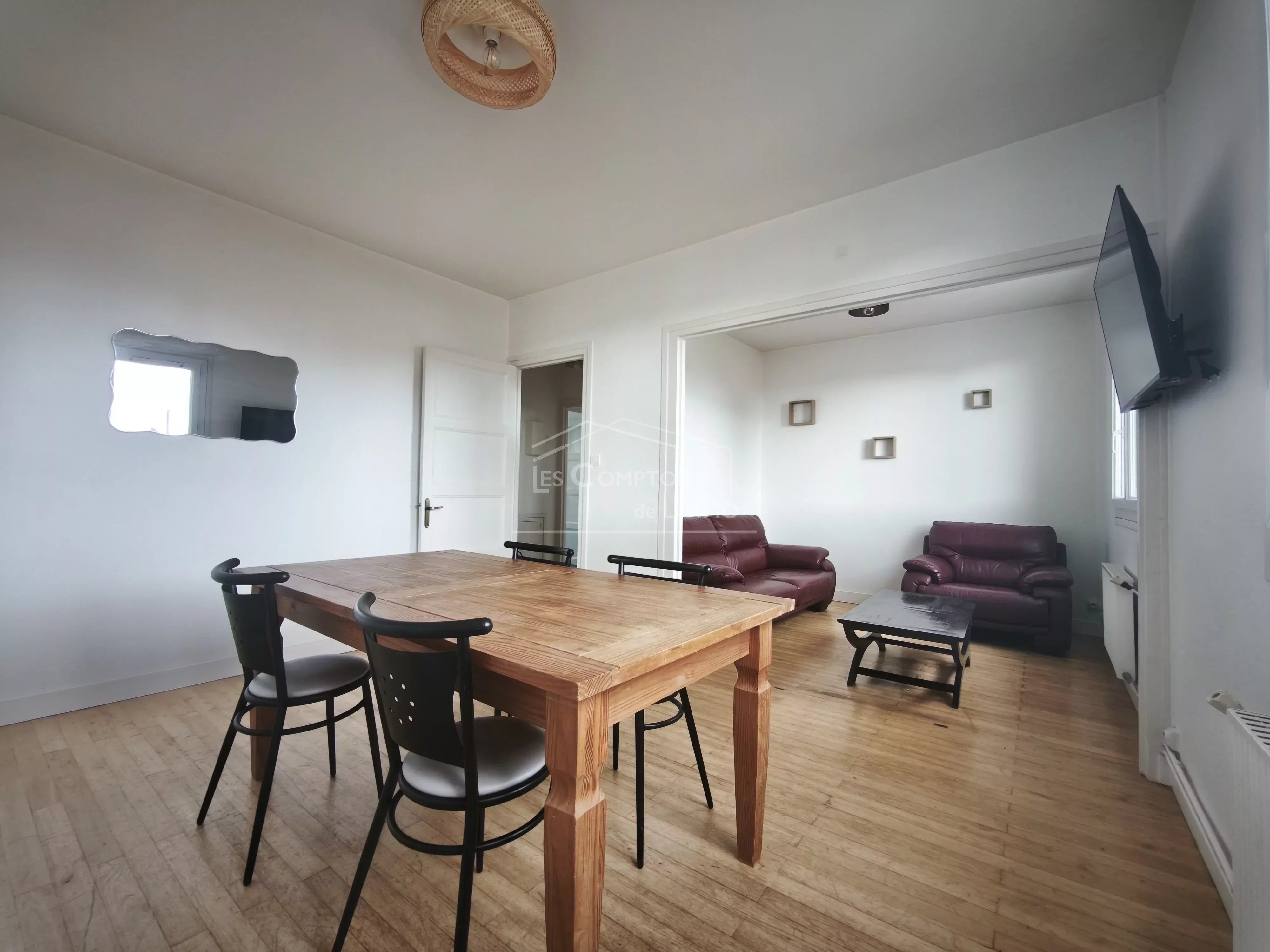 Appartement 2 chambres meublé