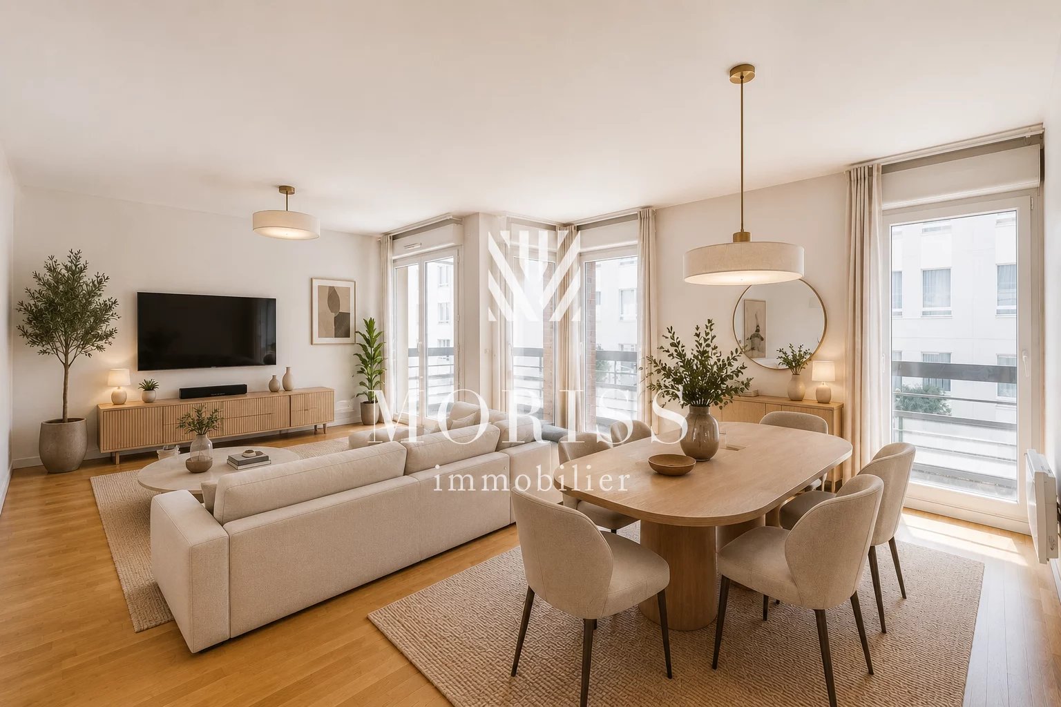APPARTEMENT 3 PIÈCES AVEC TERRASSE – LUMINEUX – PROCHE LIGNE 14 - Image 1
