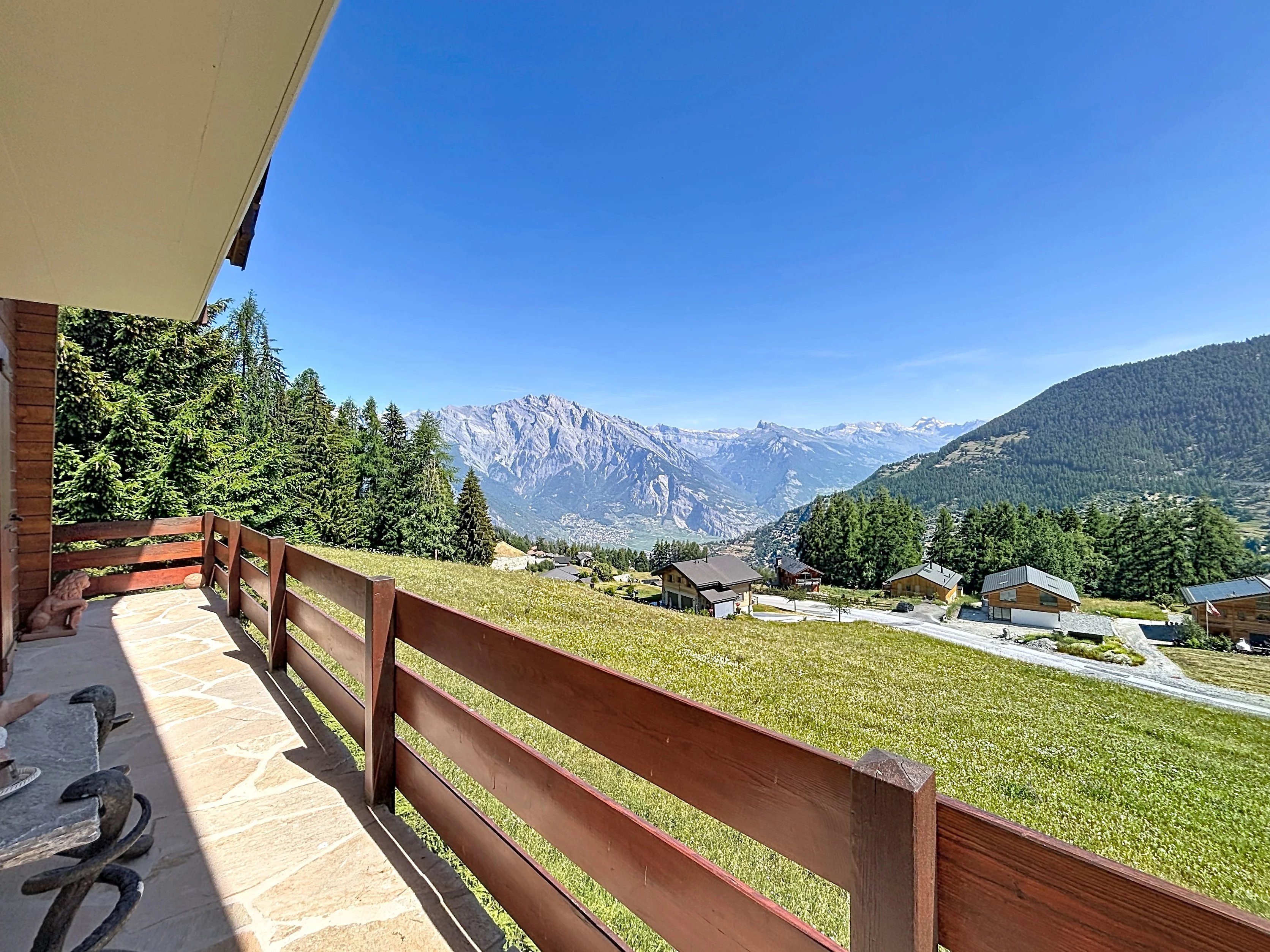 Chalet avec vue à couper le souffle