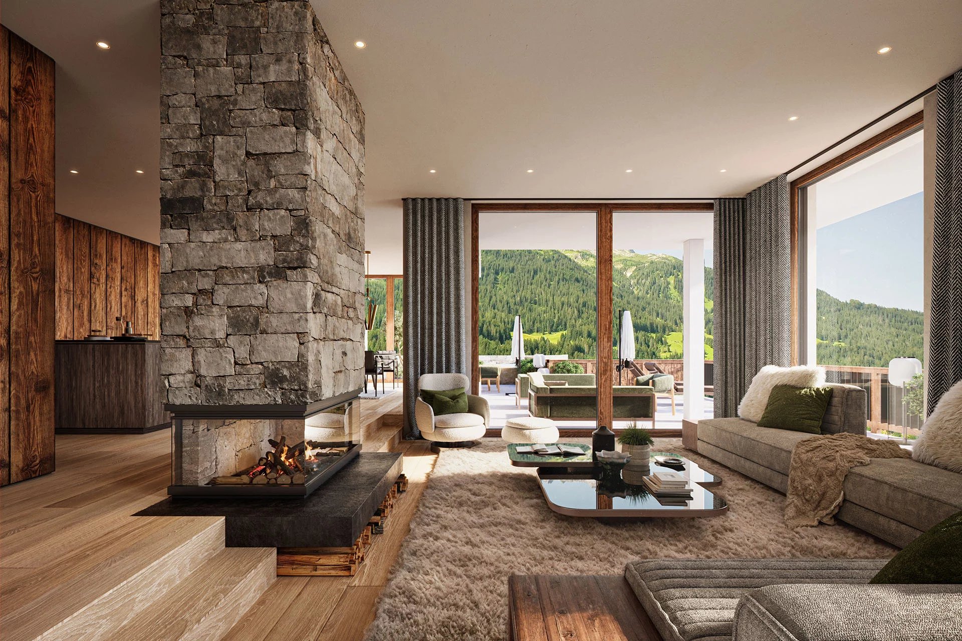 5.5-room new-build flat in a mountain paradise